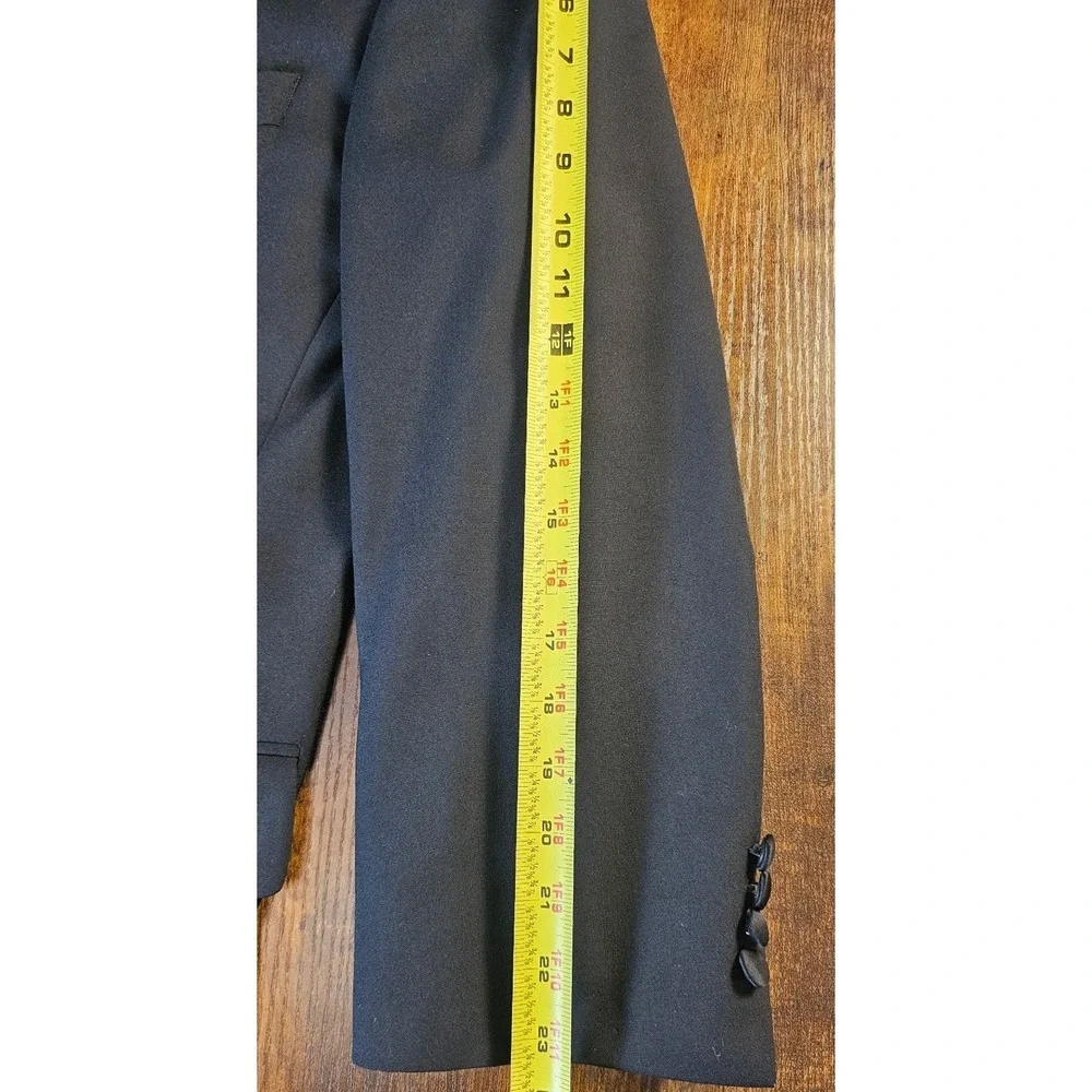 Samuelsohn Tux Jacket Mens 42R‎ SB Savoy Wool Sports Coat Blazer